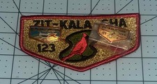 ZIT-KALA-SHA PINS AND LODGE FLAP BOY SCOUT ORDEN FLECHA (TENN25) segunda mano  Embacar hacia Mexico