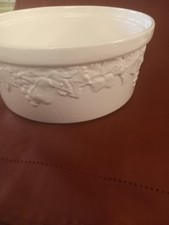 White ceramic round for sale  TIVERTON