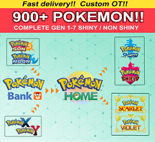 Pokemon Home FULL SHINY LIVING DEX Gen 1-7 | TODOS Lendários 6IV | Treinador Personalizado comprar usado  Enviando para Brazil