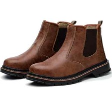Botas de segurança impermeáveis trabalho anti-esmagamento anti-perfuração proteção indestrutível comprar usado  Enviando para Brazil