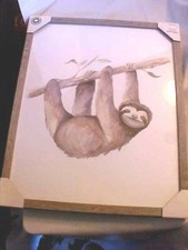 Sloth art print for sale  Knoxville