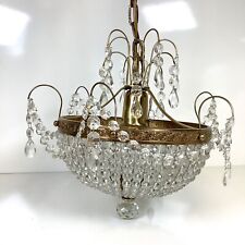 Brass glass crystal for sale  Rathdrum