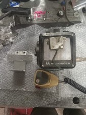 Alto-falante e microfone antigos de motocicleta policial Motorola com suporte de montagem., usado comprar usado  Enviando para Brazil