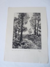 Gravure eau forte d'occasion Gravure eau forte d'occasion  Seyssel