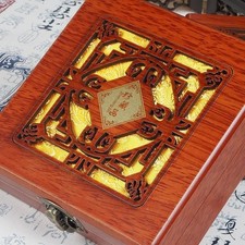 Usado, Caixa de madeira esculpida vintage pulseira armazenamento joias suporte recipiente para exibição comprar usado  Enviando para Brazil