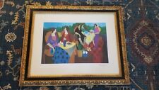 ITZCHAK TARKAY "Morning Social" signed color seriolithograph, signature in print for sale  Towson