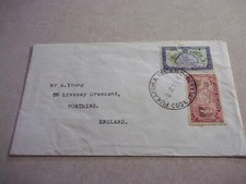 Małe PUKA PUKA - ZNACZKI WYSP KUCHARSKICH NA 1961 OKŁADCE DO ANGLII   na sprzedaż  Wysyłka do Poland