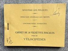 Carnet vignettes fiscales d'occasion  Nègrepelisse