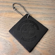 Chaveiro Timberland Hang Tag preto bota couro liso impermeável, usado comprar usado  Enviando para Brazil
