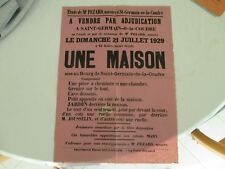 Fiscal document affiche d'occasion  Prades