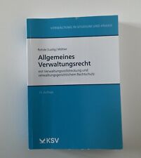 Allgemeines verwaltungsrecht gebraucht kaufen  Delbrück