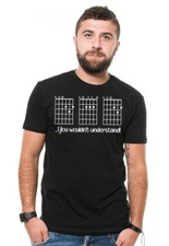Camiseta Guitarra Presente Dia dos Pais Acordes de Guitarra PAI Melhor Camiseta Musical comprar usado  Enviando para Brazil