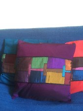 Colourful square cushion for sale  HARWICH