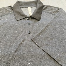 Camisa polo masculina Lululemon XXL cinza metal ventilação logotipo atético desempenho golfe comprar usado  Enviando para Brazil