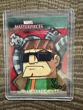 Tarjeta de boceto de artista Skybox Marvel Masterpieces 2008 Doctor Octopus 1/1 segunda mano  Embacar hacia Argentina