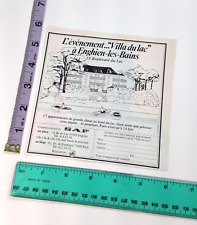 Ancienne publicite presse d'occasion  Expédié en Belgium