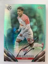 Cartão cromado Aqua Topps assinado por Fabio Carvalho com certificado de autenticidade e prova - RB Leipzig comprar usado  Enviando para Brazil