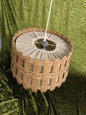 Deckenlampe holz 70er gebraucht kaufen  Aachen
