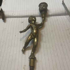 Antique brass cherub for sale  LIVERPOOL