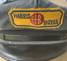Chapéu de motorista vintage Harris Boyer Bakery Pa Delivery, fabricante do “gob” Johnstown, usado comprar usado  Enviando para Brazil