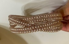 Pulseira de arame de pérola natural 6 fios, usado comprar usado  Enviando para Brazil