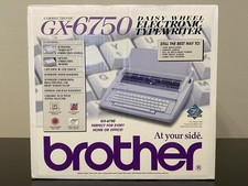 Brother Correctronic GX-6750 Máquina de Escrever Eletrônica Roda Margarida CAIXA EXCELENTE! comprar usado  Enviando para Brazil