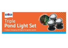 Triple garden pond for sale  LUTON