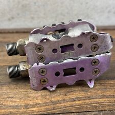 Pedais vintage Odyssey Svelte Compe roxo MTB 1990s 90s bicicleta MTB 3D violeta, usado comprar usado  Enviando para Brazil