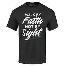 Usado, Camiseta Jesus Walk by Faith Not by Sight 2 Corinthians 5:7 comprar usado  Enviando para Brazil