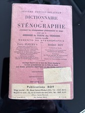 Sténographie dictionnaire mé d'occasion  Crozon