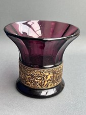 Glasvase amethyst gold gebraucht kaufen  Efringen-Kirchen