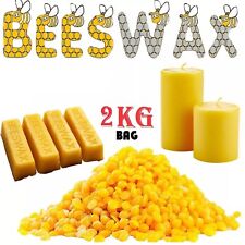 2kg yellow beeswax for sale  WINDSOR