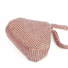 Bolsa de mão feminina triangular strass noite bolsa de mão festa formatura casamento, usado comprar usado  Enviando para Brazil