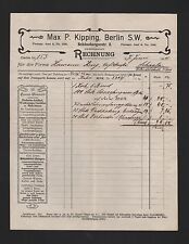Berlin rechnung 1904 gebraucht kaufen Berlin rechnung 1904 gebraucht kaufen  Leipzig