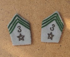 Paire insignes tissu d'occasion  France