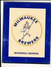 Placa lacrada 1971 Milwaukee Brewers display 8x10 bx600  comprar usado  Enviando para Brazil