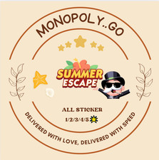 🌊Monopoly.Go 🌊 Summer Escape💧 1/2/3/4/5⭐ muito barato! comprar usado  Enviando para Brazil