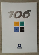 Peugeot 106 brochure for sale  BOURNE