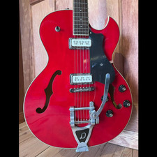 DeArmond By Guild Starfire Special Usado 1998 Corpo de Bordo Vermelho Cereja com Estojo Macio comprar usado  Enviando para Brazil
