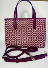 Usado, Bolsa tiracolo Kate Spade Link zíper rosa borgonha saffiano bolsa tote média comprar usado  Enviando para Brazil