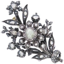 Brosche rosenschliff diamanten gebraucht kaufen  Münster