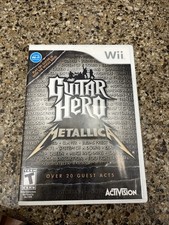 Guitar Hero Metallica Wii disco manual e estojo, usado comprar usado Guitar Hero Metallica Wii disco manual e estojo, usado comprar usado  Enviando para Brazil