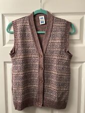 Lambswool waistcoat for sale  DUDLEY