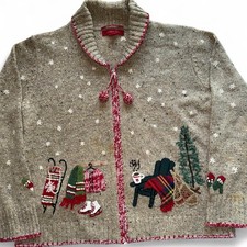 Maglione cardigan invernale usato  Spedire a Italy