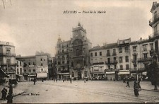 Cpa beziers place d'occasion  Gennevilliers