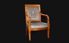 Fauteuil directoire noyer d'occasion  Issigeac