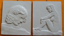 Künstler gipsbilder mädchenk gebraucht kaufen  Lingenfeld