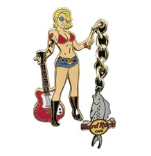 Broche menina pesca praia murta Hard Rock Cafe, usado comprar usado  Enviando para Brazil