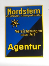 Riginal emailschild nordstern gebraucht kaufen  Haste