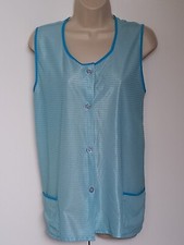 Turquoise checked polyester for sale  PETERBOROUGH